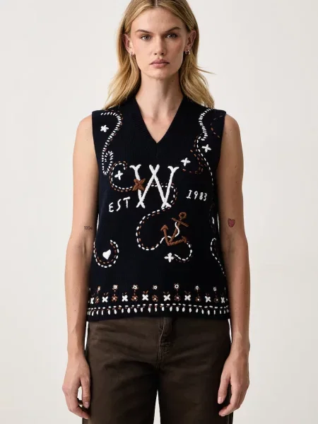 Weekend Max Mara vestă pentru femei din lână WKDCACAO