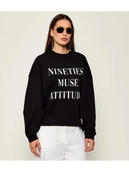 Elisabetta Franchi Hanorac | Oversize fit negru