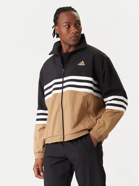 Jakna adidas Originals Arch Tt zelena za prijelazno razdoblje bež