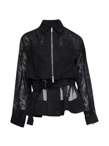 Geacă 3.1 Phillip Lim din organza negru