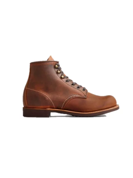 Botki Red Wing Shoes skórzane czerwone