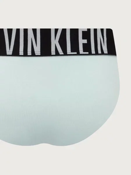 Férfi boxeralsó Calvin Klein Hip Brief black/goji berry/aqua blue. Méret: S fekete