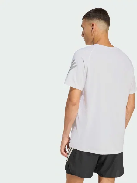 Переработанный футболка Adidas белая