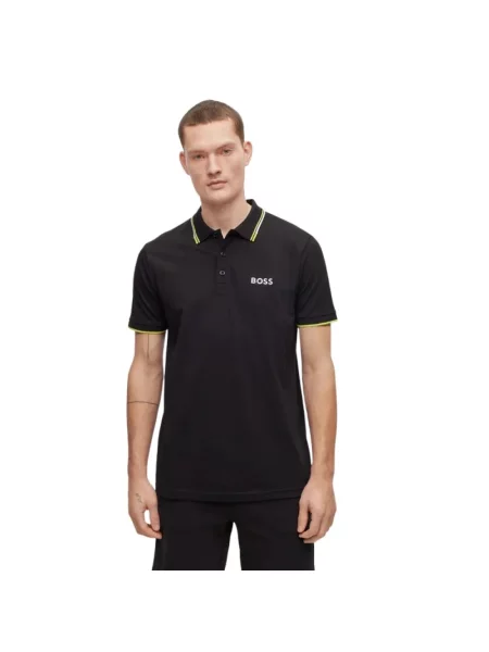 Koszulka polo Boss czarna