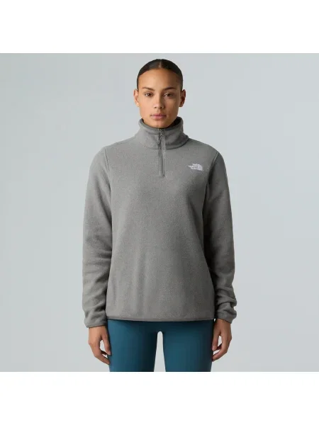 Bluza polarowa The North Face Glacier Fleece Zip mid grey heather szary