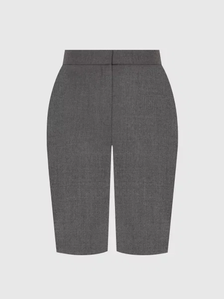 Шорти з вовни Balmain сірі