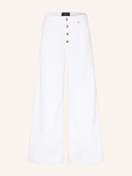 7 For All Mankind Široké Džíny Low Wide snow