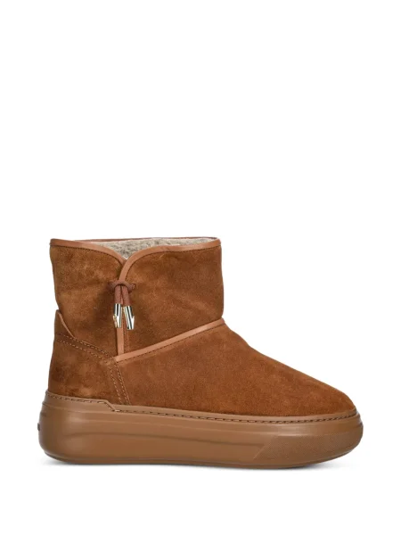 Botine Furla cu platformă maro