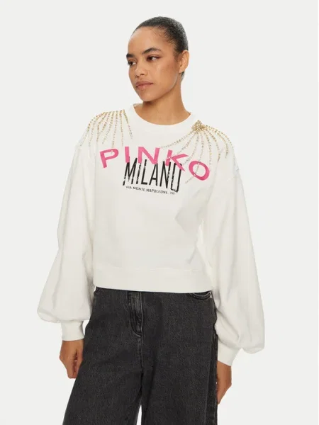 PINKO Bluză alb
