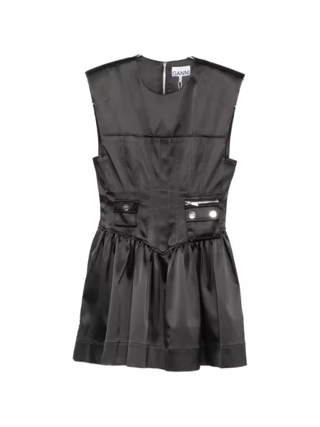 Rochie mini Ganni negru