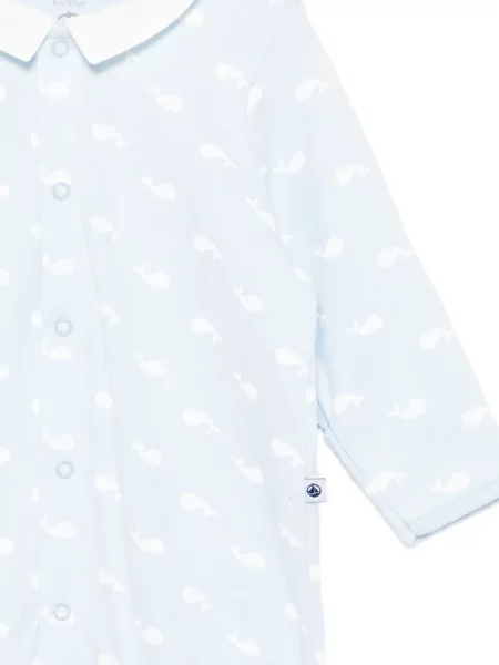 Piżama dziecięca Petit Bateau niebieska