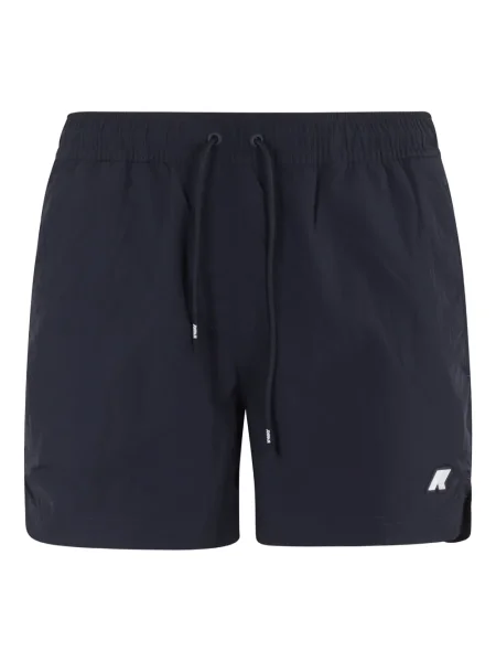 Slip de baie K-way cu autograf albastru