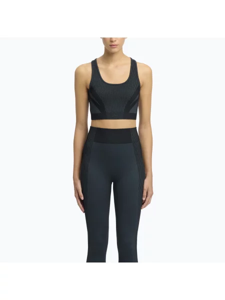 Biustonosz treningowy Reebok Rbk Lab Seamless black czarny