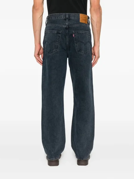 Blugi Levi's® cu imagine cu model leopard din piele negru