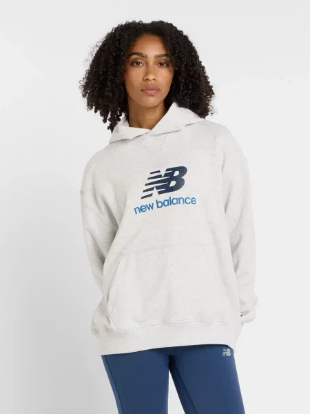 Свитер New Balance серый