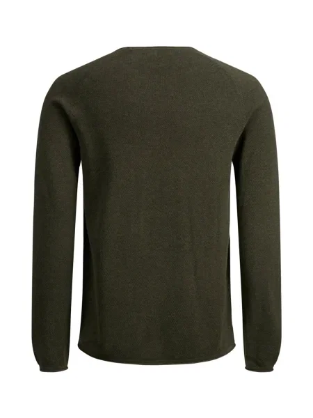 JACK & JONES Pulover Ehill temno zelena