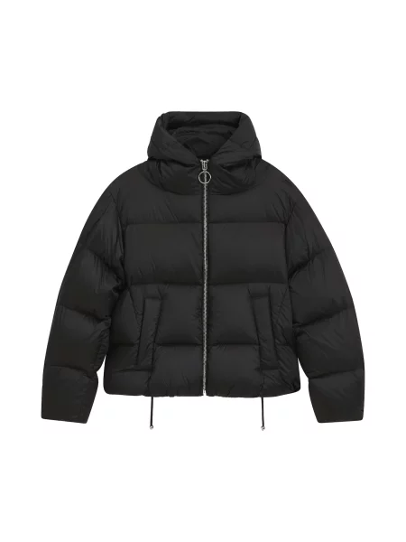 HUGO Geacă de puf | Relaxed fit negru