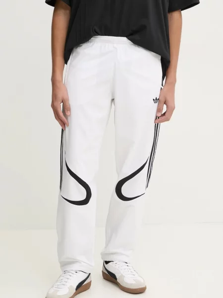 Adidas Originals Kalhoty TEAMGEIST TP bílé