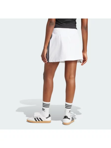Adidas Spódnica trapezowa adicolor biały