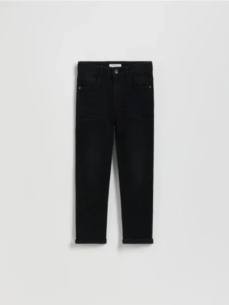 Reserved Blugi regular clasici negru