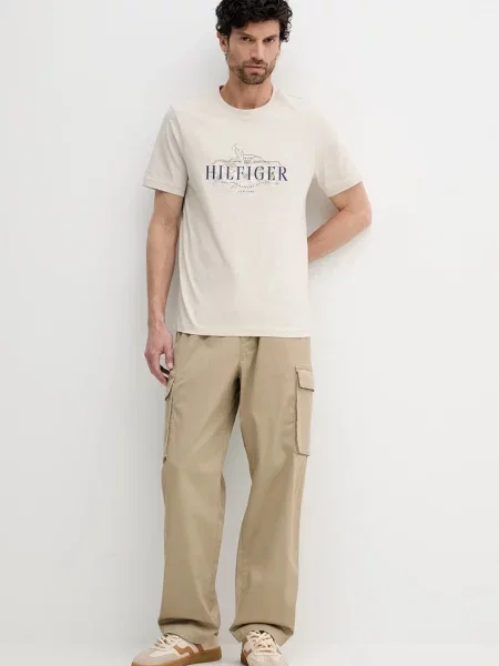 Tommy Hilfiger kratka majica bež