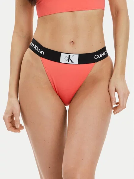 Calvin Klein Swimwear Bikini alsó Koral
