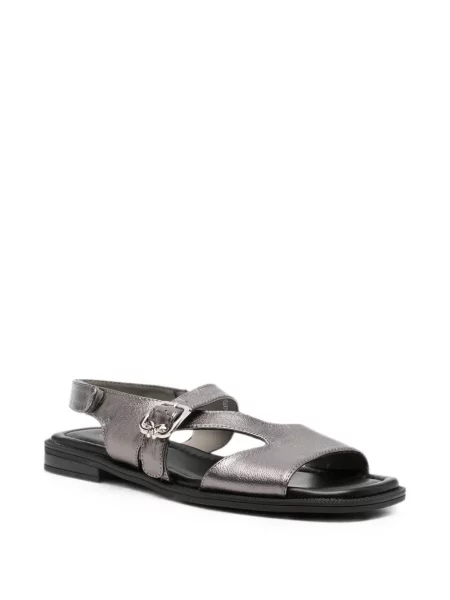 Sandale Sergio Moretti Firenze cu cataramă slingback gri