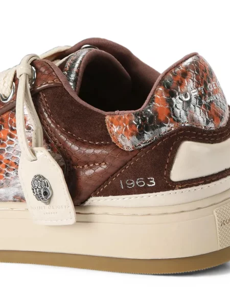 Маратонки Kurt Geiger London с принт кафяво