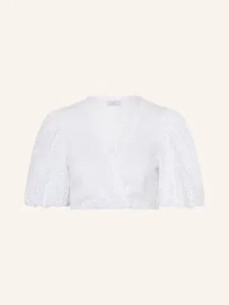 Halenka Waldorff s dírami bílá