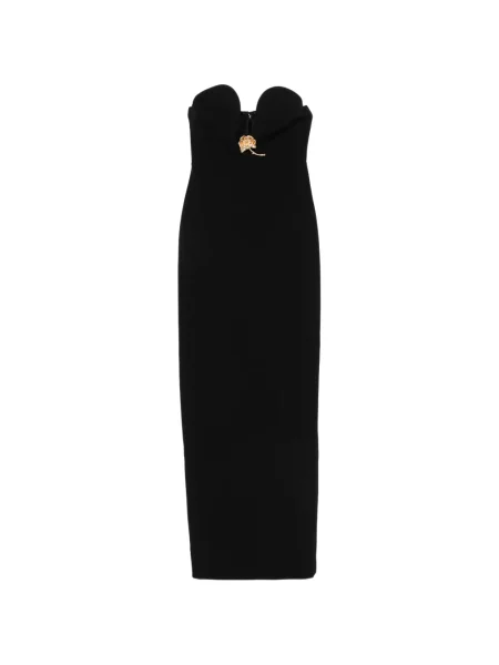 Rochie Roland Mouret cu model floral de costum negru