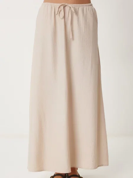 Happiness İstanbul Fustă crem