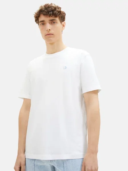 TOM TAILOR DENIM Tricou alb