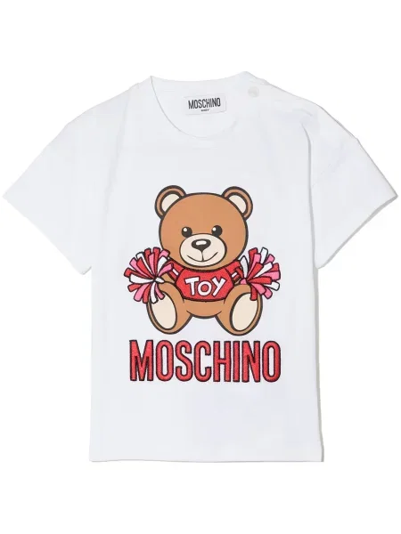 Koszulka dziecięca Moschino biała