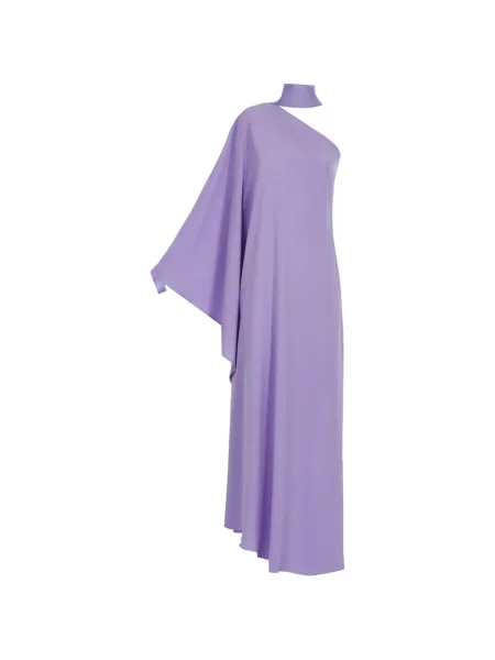 Rochie maxi Taller Marmo cu un umăr gol violet