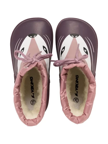 Viking Kids гумові чоботи дитячі Alv Barefoot Paw Print Warm