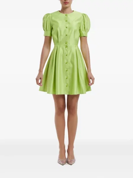 Rochie mini Post Meridiem de costum verde