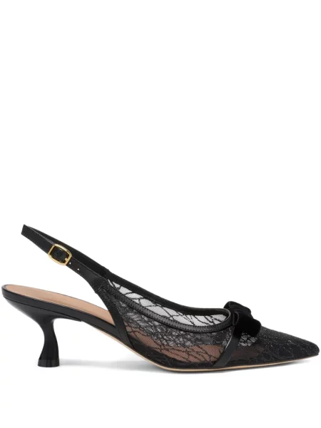 Pantofi cu toc Malone Souliers slingback negru
