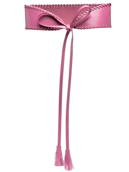 Curea Twinset din piele roz