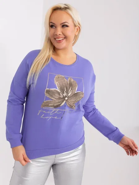 Bluză Fashionhunters violet