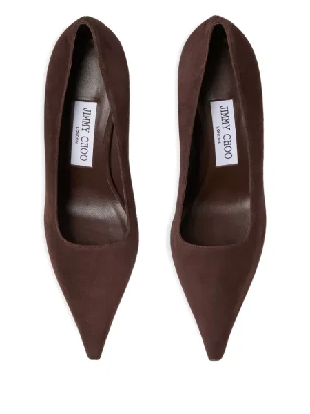 Pantofi cu toc Jimmy Choo maro