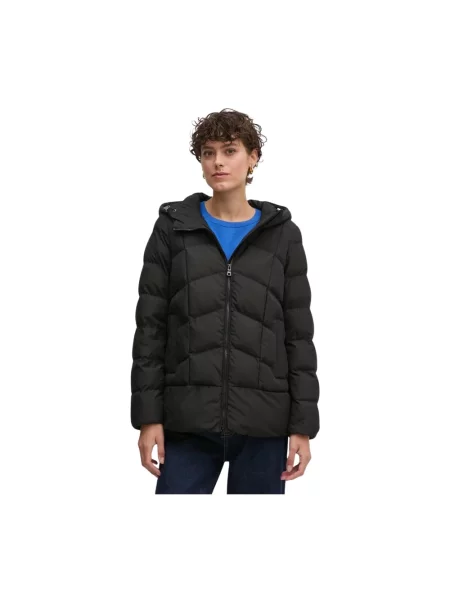 Kurtka ocieplana Geox Anylla Parka black czarna