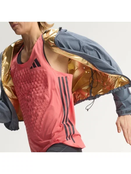 ADIDAS PERFORMANCE Športová bunda Adizero Blaze čadičová čierna