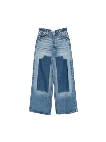 Jeansy Ganni niebieskie