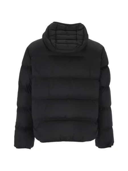 Geacă Moncler cu glugă negru