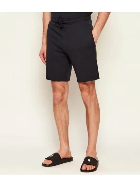 BOSS pantaloni scurți Rib Shorts negru
