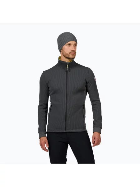 Мъжки скиорски суитшърт Rossignol Cieloalto Fleece Fz onyx grey сиво