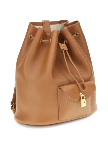 Rucsac Loro Piana din piele maro