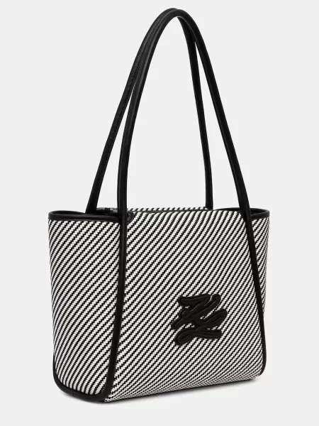 Karl Lagerfeld kabelka typu shopper dámska K/AUTOGRAPH biela