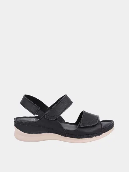 Кожаные босоножки Altura черные