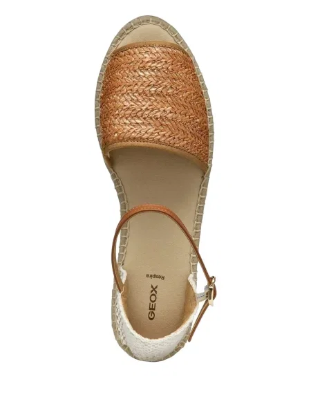 Espadrile Geox cu bretele maro